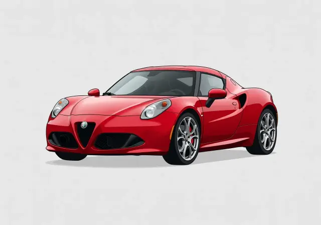 2015 Alfa Romeo 4C Launch Edition Coupe