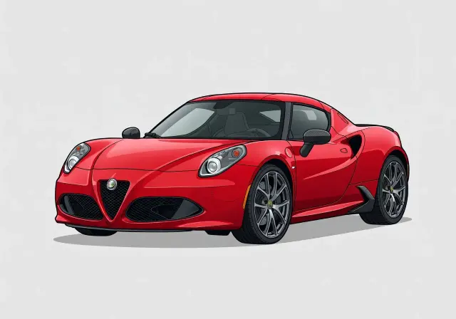 2015 Alfa Romeo 4C Launch Edition Track Package Coupe