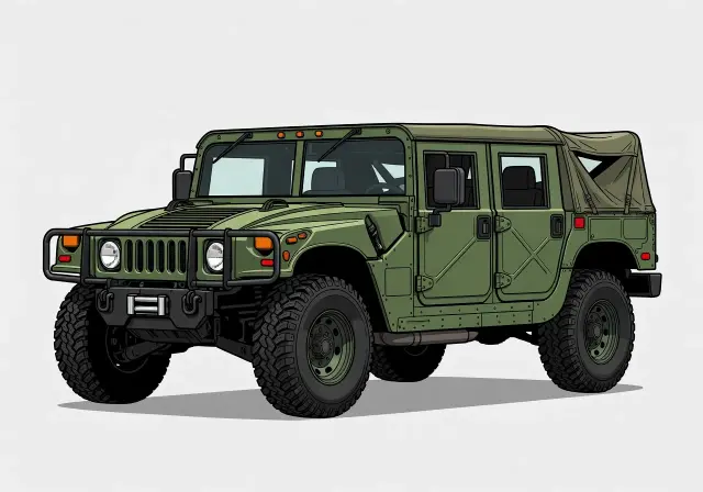 1995 AM General Hummer H1 4-door Crew Cab