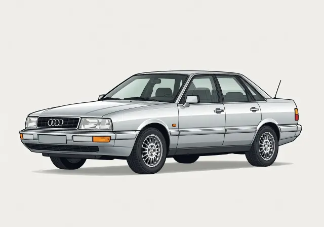 1986 Audi 5000 CS Quattro Sedan