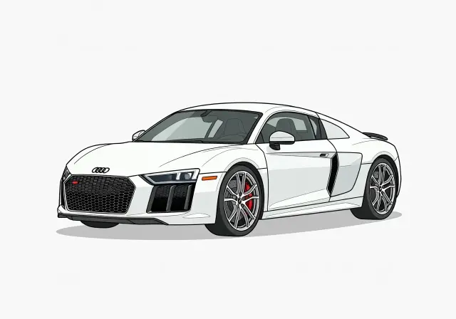 2017 Audi R8 V10 Plus Quattro Coupe