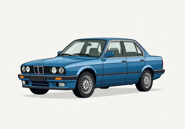 1985 BMW 325 325e Sedan