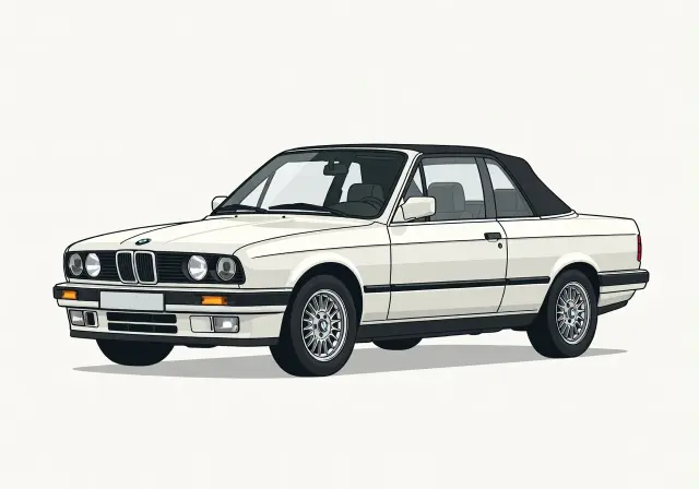1987 BMW 325 325i Convertible