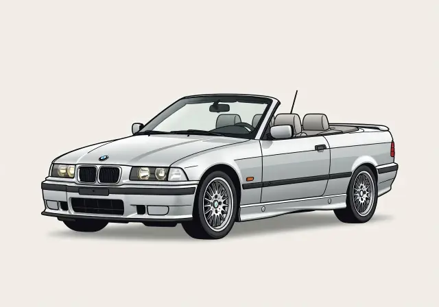 1996 BMW 325 325i Racing Dynamics K30.4 Cabrio