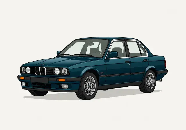 1989 BMW 325 325i sedan