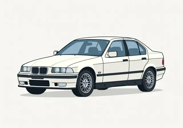 1992 BMW 325 325i Sedan