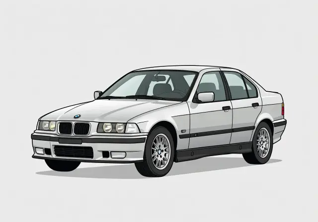 1995 BMW 325 325i Sedan