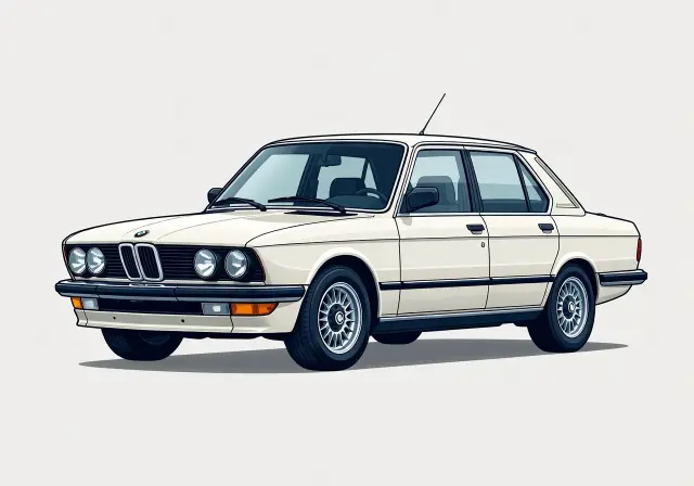 1982 BMW 528 528e Sedan