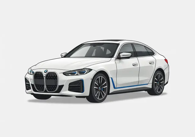 2022 BMW i4 M50 Gran Coupe (M Performance) (20" Wheels)