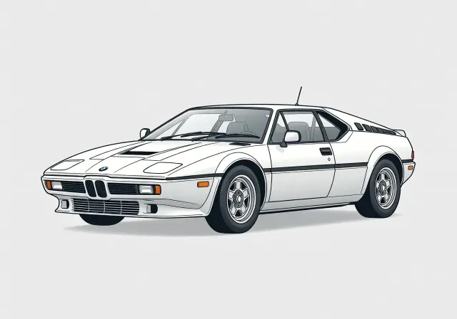 1980 BMW M1 Coupe