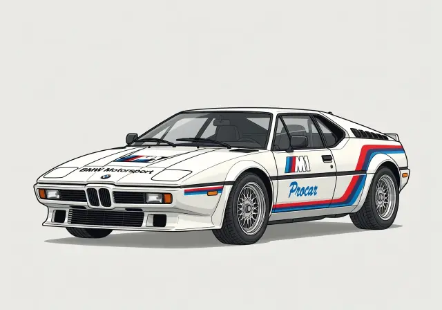 1981 BMW M1 Coupe (Race Car)