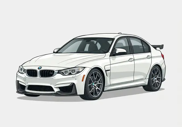 2017 BMW M3 Competition Package + M Performance Parts Sedan