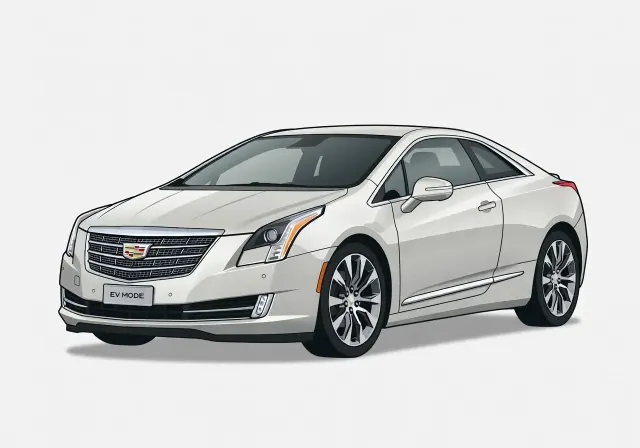 2014 Cadillac ELR Hybrid Coupe (EV Mode)