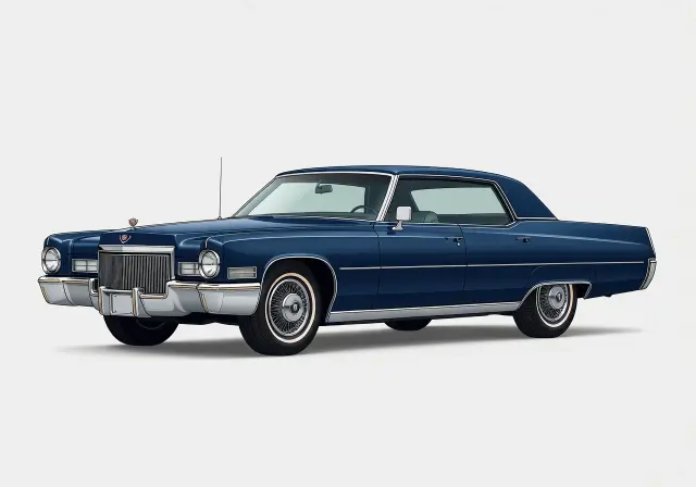 1974 Cadillac Fleetwood 60 Special Brougham d'Elegance Sedan