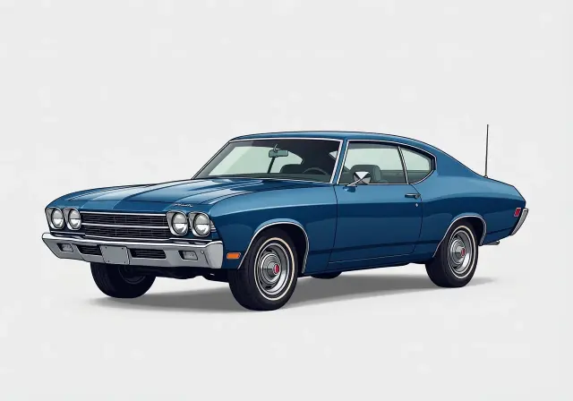 1969 Chevrolet Chevelle Malibu 350 Sport Sedan