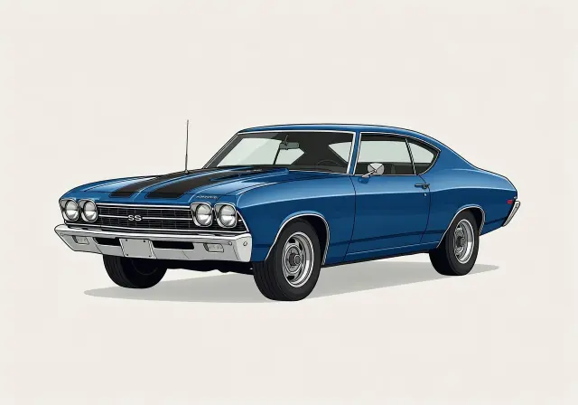 1968 Chevrolet Chevelle SS396 Hardtop Coupe