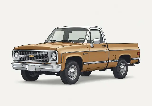 1976 Chevrolet C/K Series C10 Silverado Stepside Regular Cab