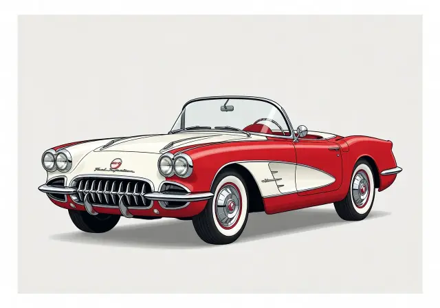 1957 Chevrolet Corvette 283 Convertible (Injected)