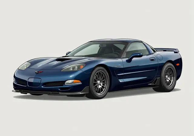 2000 Chevrolet Corvette Lingenfelter Twin Turbo 650 Coupe (Drag Tires)