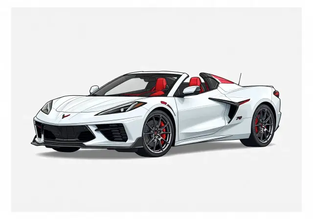 2023 Chevrolet Corvette Z06 3LZ 70th Anniversary Convertible