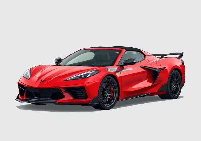 2023 Chevrolet Corvette Z06 3LZ 70th Anniversary Convertible (Carbon Aero)