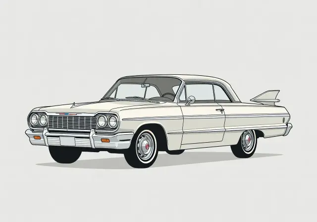 1961 Chevrolet Impala SS409 V8 Hardtop Coupe