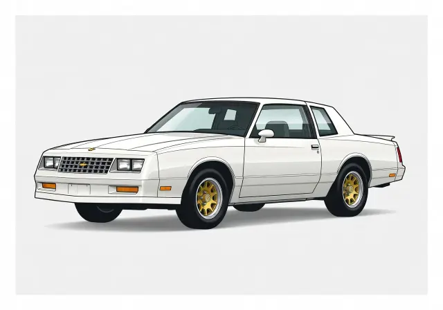 1987 Chevrolet Monte Carlo SS Aerocoupe Coupe