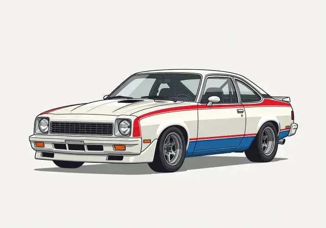 1976 Chevrolet Monza Mike Keyser Hatchback Coupe (Race Car)