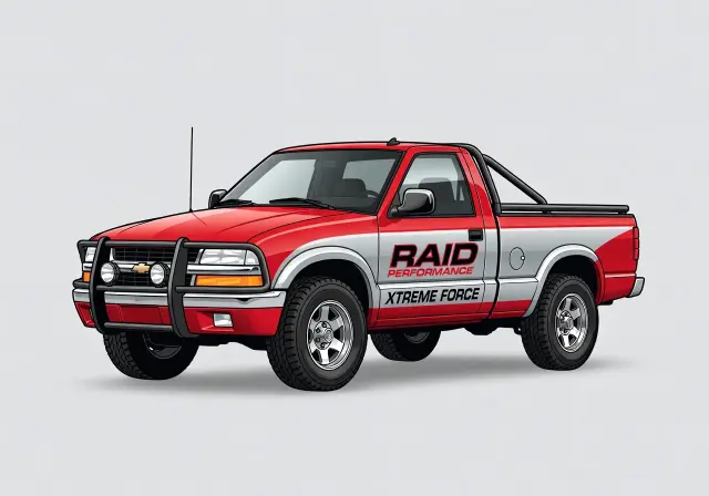 1997 Chevrolet S-10 Raid Performance Xtreme Force Stepside Regular Cab (Concept)