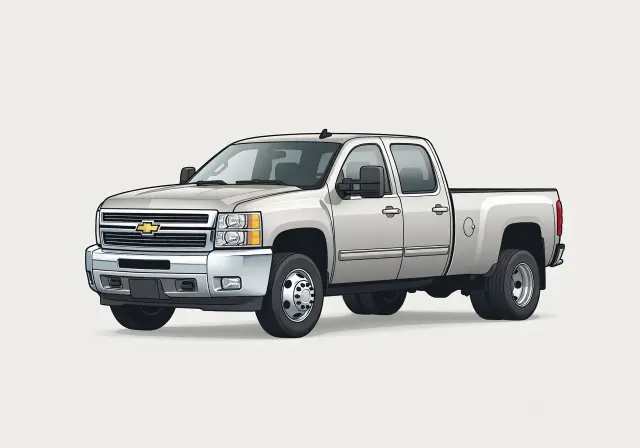2011 Chevrolet Silverado 3500HD LT Diesel Crew Cab DRW (8.2 ft. Bed) 