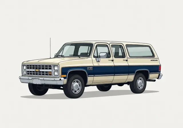 1986 Chevrolet Suburban C10 Silverado Diesel