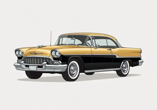 1958 Chrysler 300 Letter Series 300D V8 Coupe