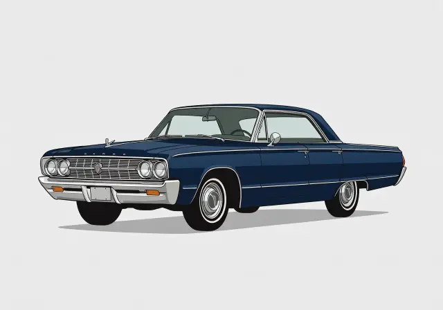 1965 Chrysler Imperial LeBaron Hardtop Sedan