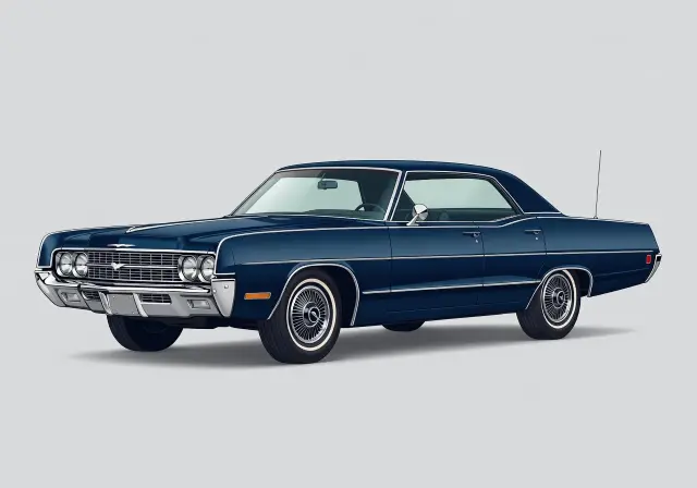 1971 Chrysler Imperial LeBaron Hardtop Sedan