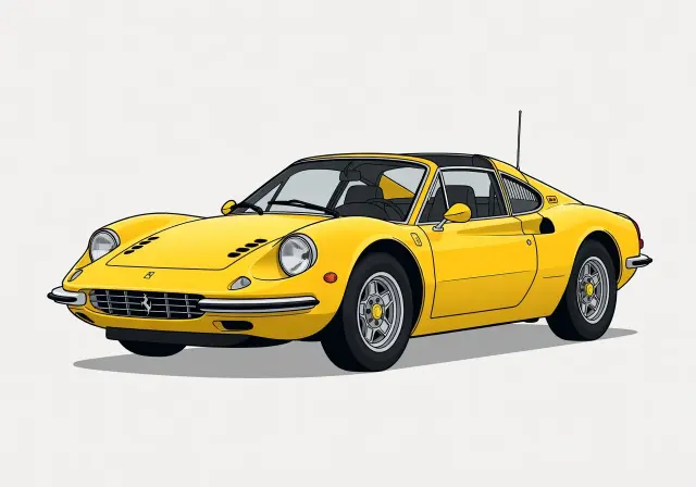1973 Dino 246 GTS Targa