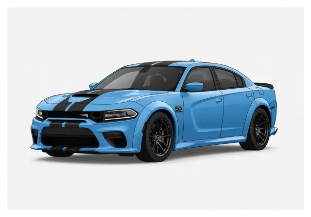 2020 Dodge Charger SRT Hellcat Widebody Daytona 50th Anniversary Edition Sedan