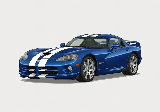 1996 Dodge Viper Hennessey Venom 600 GTS Coupe