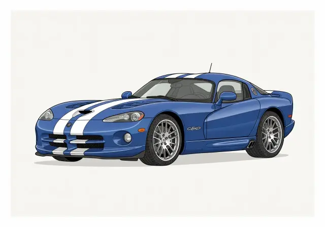 1997 Dodge Viper Hennessey Venom 600 GTS Coupe