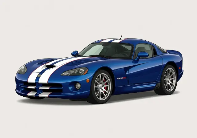 1998 Dodge Viper Hennessey Venom 600 GTS Coupe