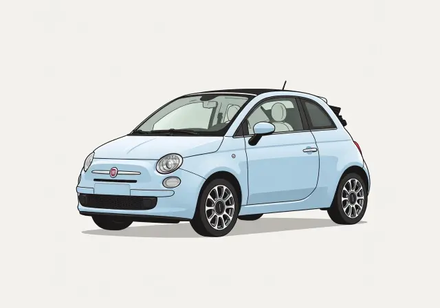 2012 Fiat 500 C Lounge Cabrio