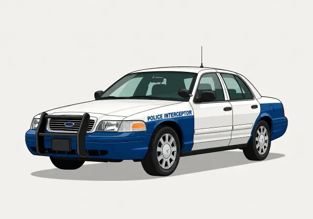 2007 Ford Crown Victoria Police Interceptor Sedan