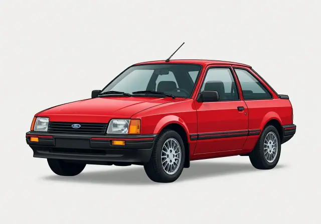 1986 Ford Escort GT 3-door Hatchback