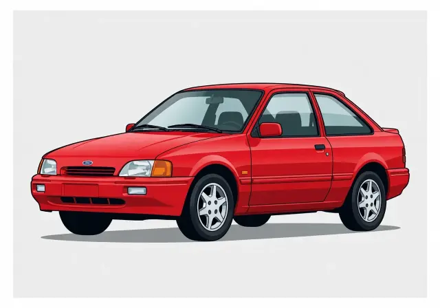 1991 Ford Escort GT 3-door Hatchback