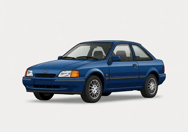 1992 Ford Escort LX 3-door Hatchback