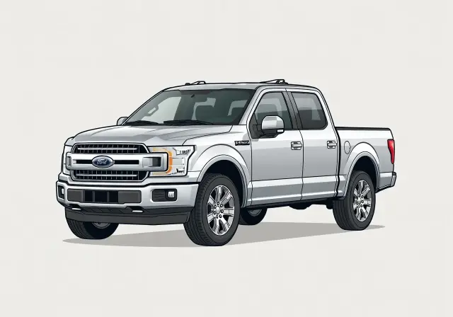 2018 Ford F-150 Lariat Power Stroke SuperCrew (Chrome) (5.6 ft. Bed)