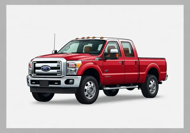 2015 Ford F-350 Super Duty Lariat King Ranch 6.7L Crew Cab DRW (8 ft. Bed)