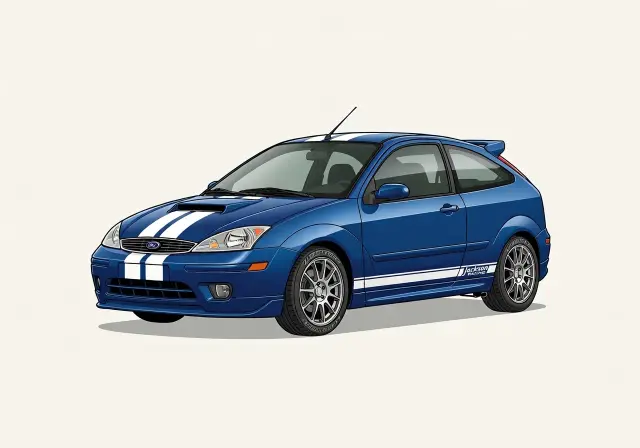 2002 Ford Focus ZX3 Jackson Racing 3-door Hatchback