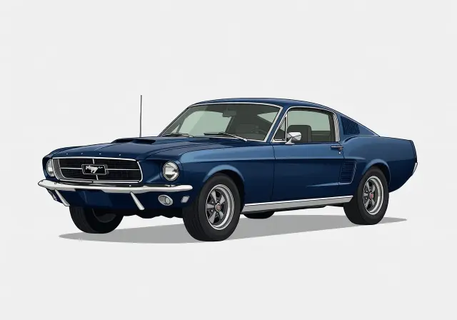 1968 Ford Mustang 2+2 GT Fastback