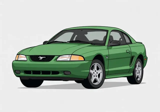 1995 Ford Mustang BBK Performance GT Coupe