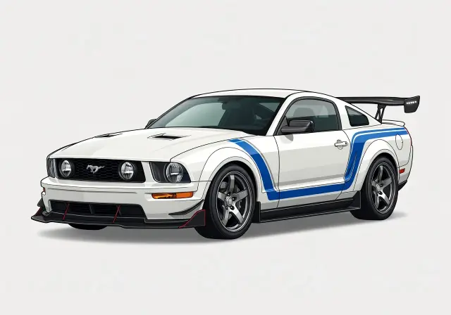 2007 Ford Mustang FR500GT Coupe (Race Car)